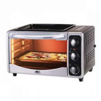 AG 3066TT Deluxe Oven Toaster 1300 Watts Black Brand Warranty - Toaster Machine - Best Price in Pakistan - HitShop.pk